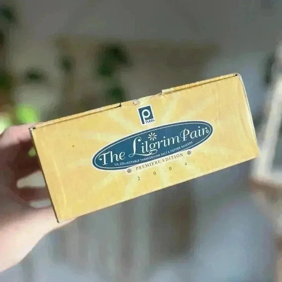 Publix 2004 The Pilgrim Pair Salt & Pepper Shakers - Thanksgiving Collectibles - Picture 3 of 8